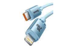 Baseus Kabel Lightning - USB-C Crystal Shine  20W 1.2m (niebieski) - 1245568 - zdjęcie 4